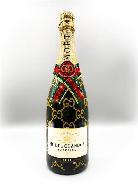 gucci champagne bottle